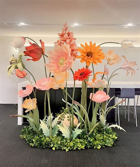 Giant Paper Flower Arrangements